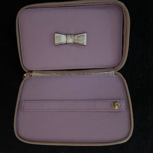 Coach Vintage Poppy Travel Jewelry Box Signature Satin Silk - Picture 3 of 6